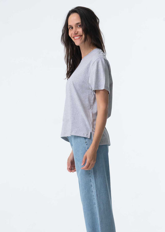 Oversize T-Shirt Paradise Basic Mélange