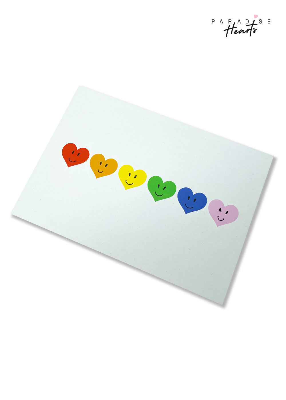 Postkartenset Rainbow Hearts (5er Set)