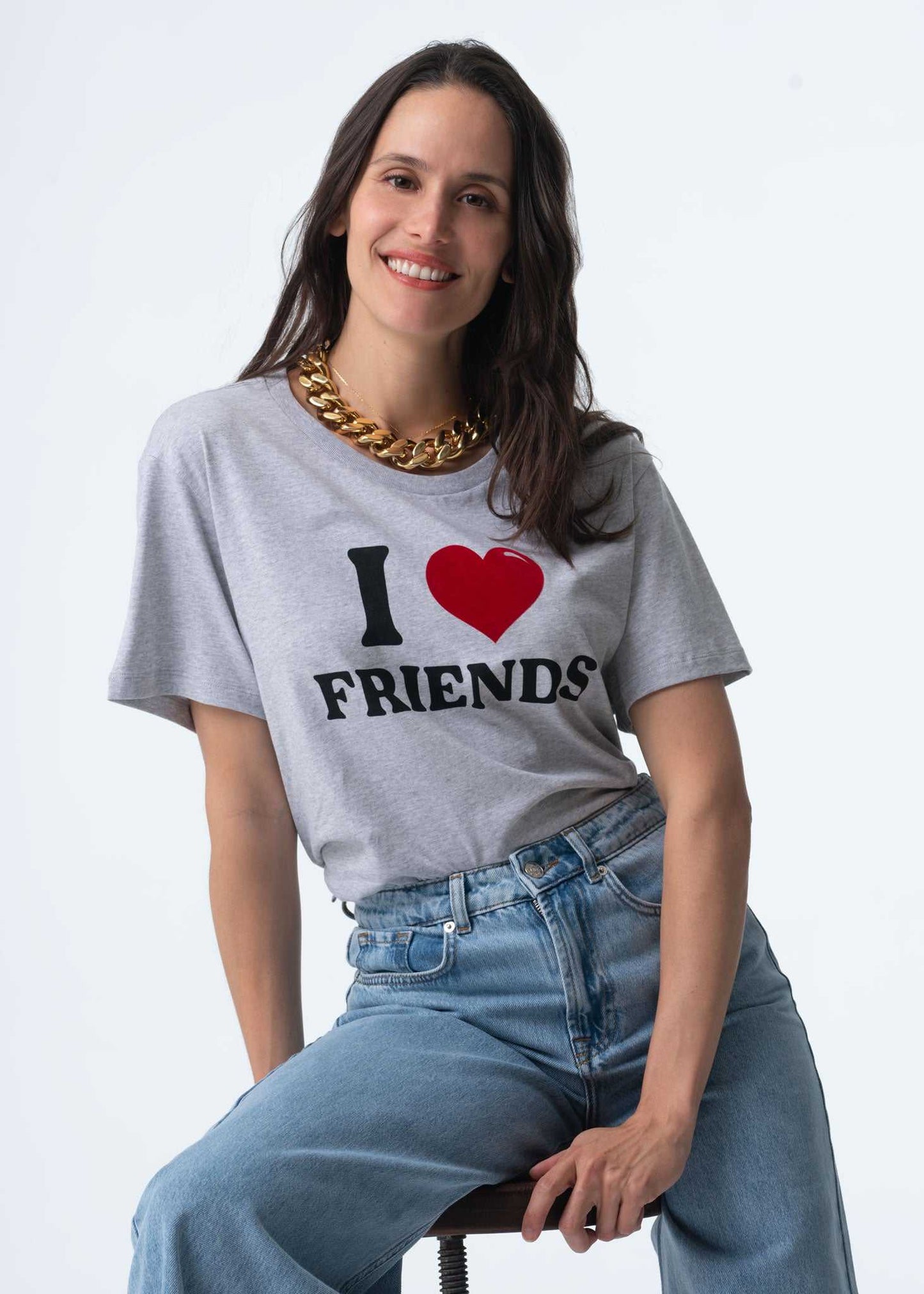 Oversize T-Shirt I Love Friends